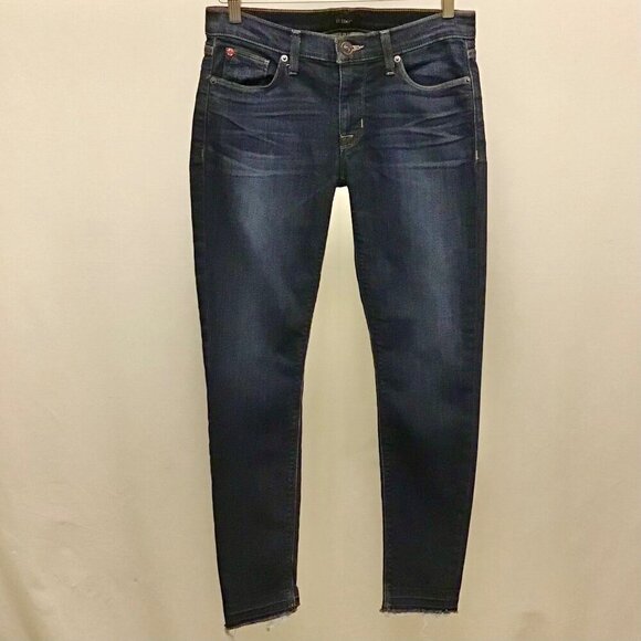 Hudson 27 (US 4) Krista Ankle Super Skinny Raw Release Hem Women’s Jeans Niya - Picture 5 of 13